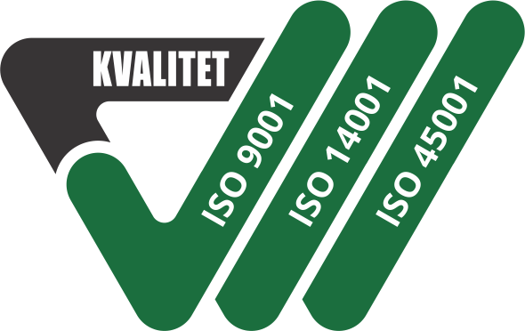 Kvalitet — ISO 9001, ISO 14001 i ISO 45001